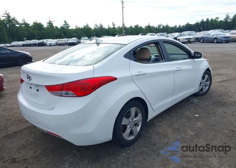 2013 Hyundai Elantra Gls из США, поврежденный, VIN 5NPDH4AE6DH394902